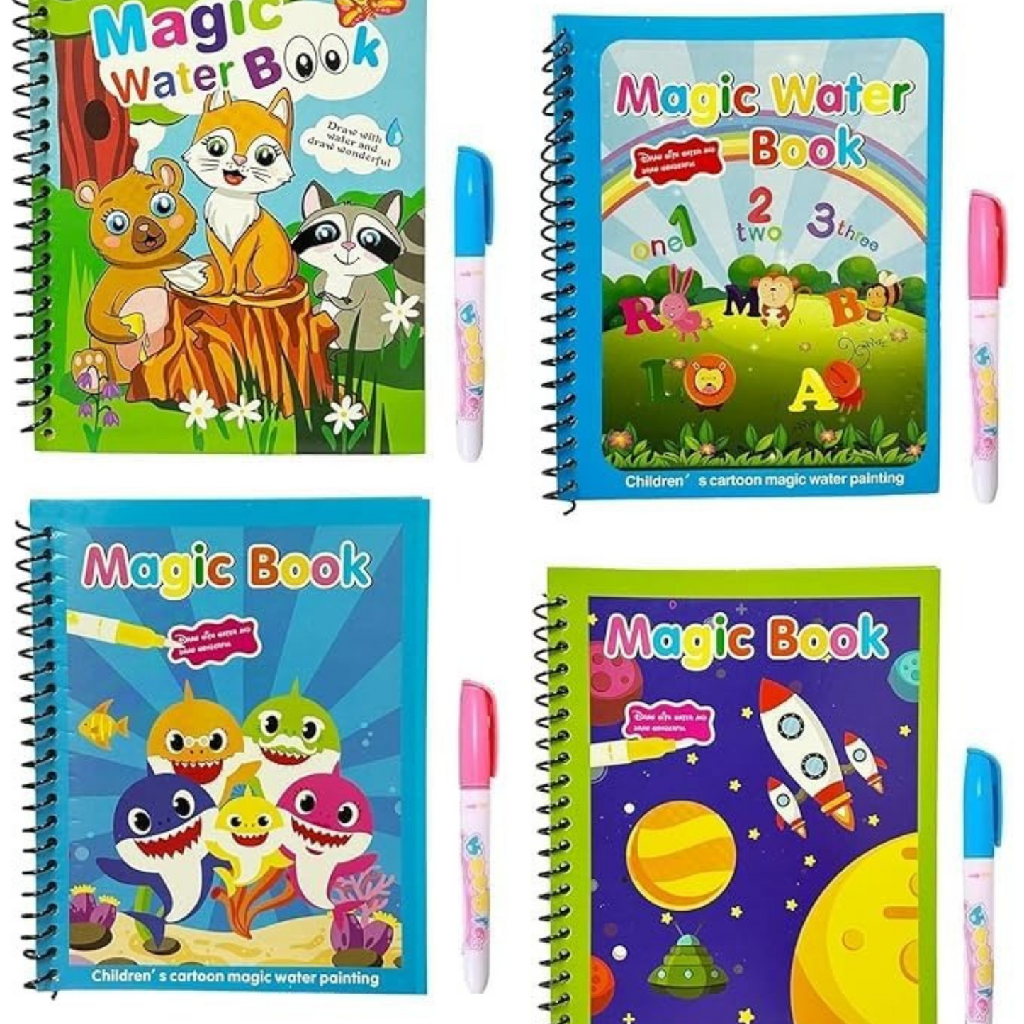 AquaLibro - Libro de Acuarela para Niños